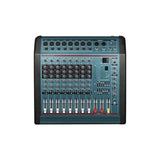 professional audio mixer with microphones